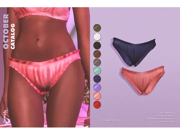Maxis Match OC Panties01 - The Sims 4 Custom Content