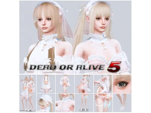DOA 5 Marie Rose Pearl Set