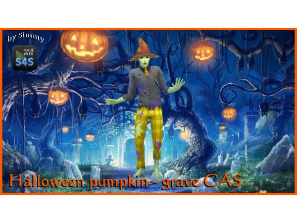 Alpha Halloween CAS backgrounds - The Sims 4 Custom Content