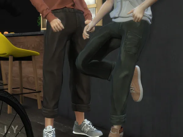 Alpha LOOSE PANTS - The Sims 4 Custom Content