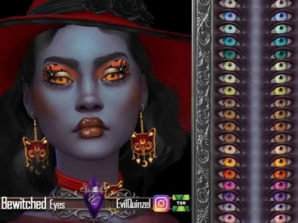 Maxis Match EvilQuinzel's Bewitched Eyes - The Sims 4 Custom Content