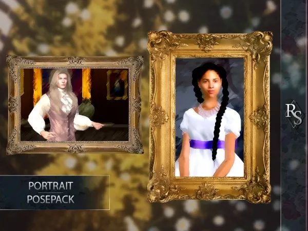 Alpha Portrait Pose Pack by Revolution Sims - The Sims 4 Custom Content