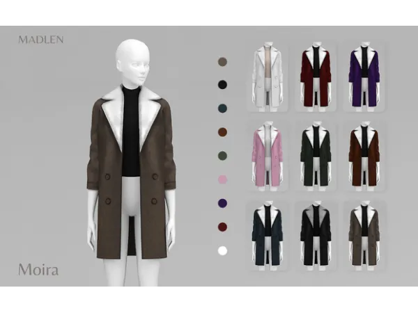 Maxis Match Madlen Moira Coat (with Fur) - The Sims 4 Custom Content