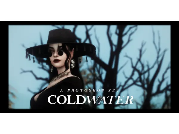 Maxis Match COLDWATER A Gothic Inspired Photoshop Set by intramoon - The Sims 4 Custom Content