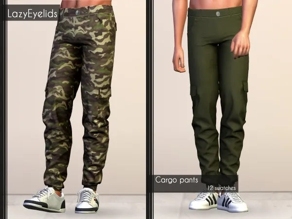 Alpha Cargo pants - The Sims 4 Custom Content