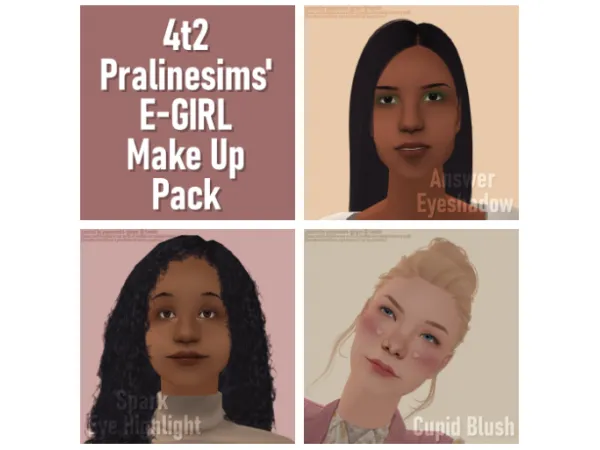 Pralinesims E-Girl Make Up