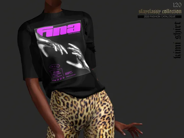 Alpha SC120 Kimi shirt - The Sims 4 Custom Content