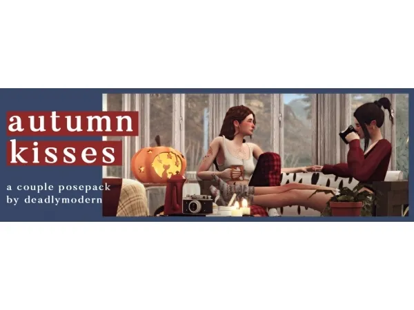 Alpha autumn kisses - The Sims 4 Custom Content