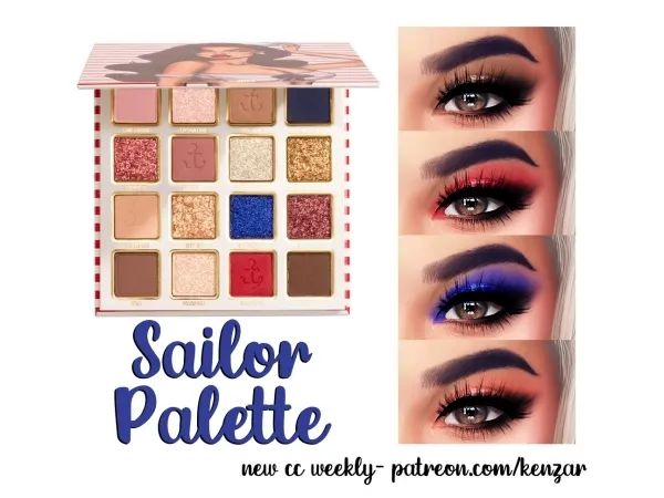 Alpha SAILOR PALETTE - The Sims 4 Custom Content