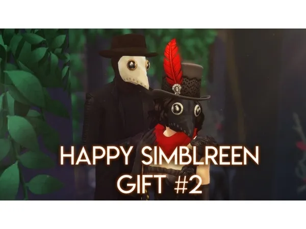 Maxis Match Plague Doctor Masks - The Sims 4 Custom Content