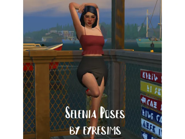Maxis Match A Solo Pose Pack by simsfinds - The Sims 4 Custom Content