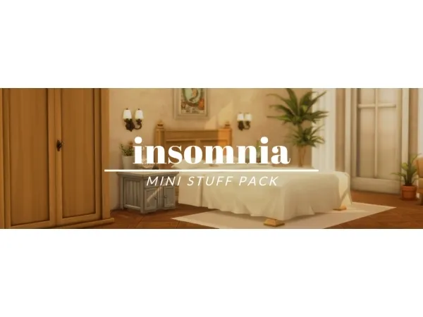 Maxis Match insomnia mini stuff pack by charlypancakes - The Sims 4 Custom Content
