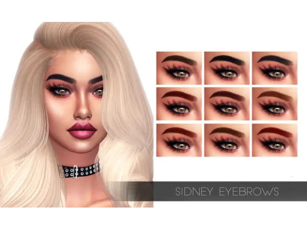 Alpha SIDNEY EYEBROWS - The Sims 4 Custom Content