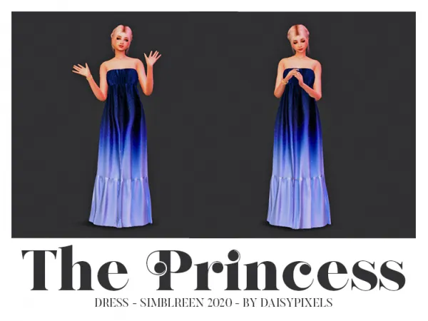Mix The Princess (Simblreen 2020) by daisypixels - The Sims 4 custom content