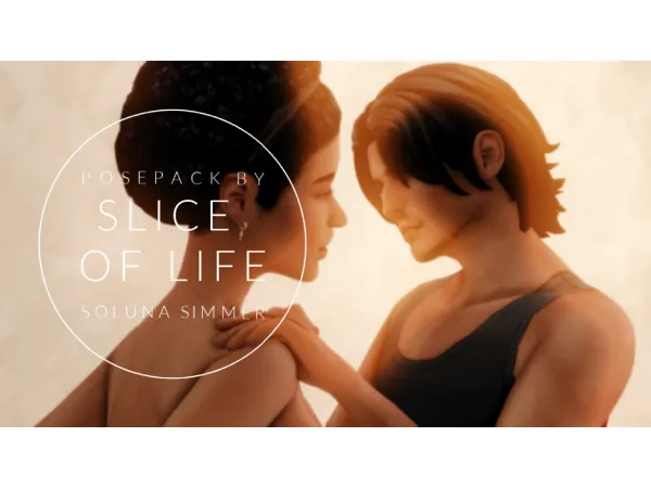 Maxis Match SLICE OF LIFE POSEPACK - The Sims 4 Custom Content