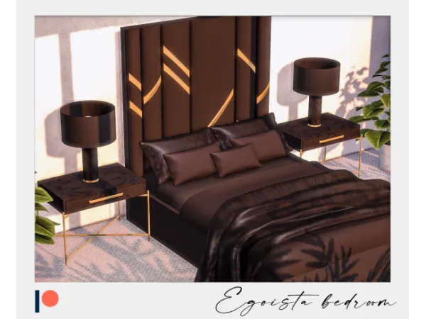 Alpha Egoista bedroom - The Sims 4 Custom Content
