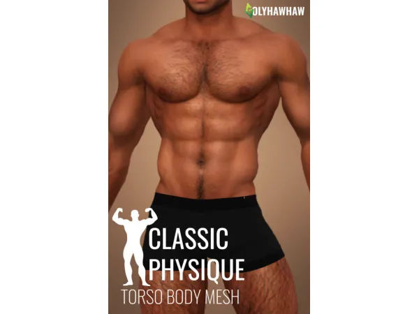 Maxis Match BODY CLASSIC PHYSIQUE by Golyhawhaw - The Sims 4 Custom Content