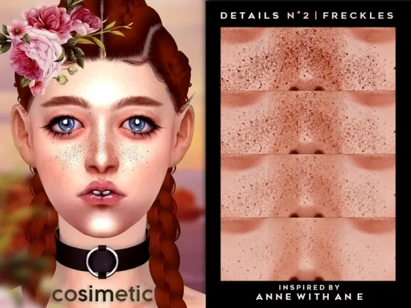 Alpha COSIMETIC Details N2 Freckles Inspired by AWAE - The Sims 4 Custom Content
