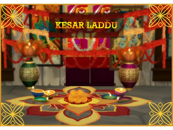 Maxis Match KESAR LADDU DIWALI SPECIAL by icemunmun - The Sims 4 Custom Content