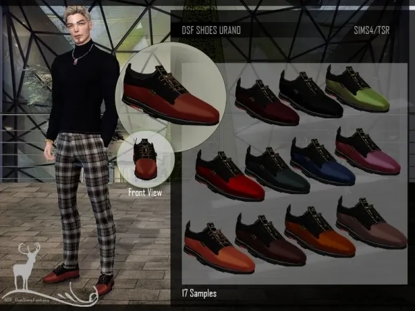 Alpha DanSimsFantasy's DSF SHOES URANO - The Sims 4 Custom Content