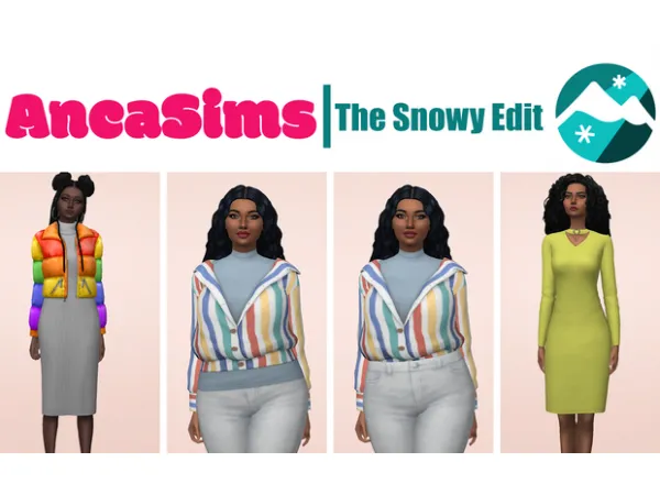 Maxis Match The Snowy Edit by AncaSims - The Sims 4 Custom Content