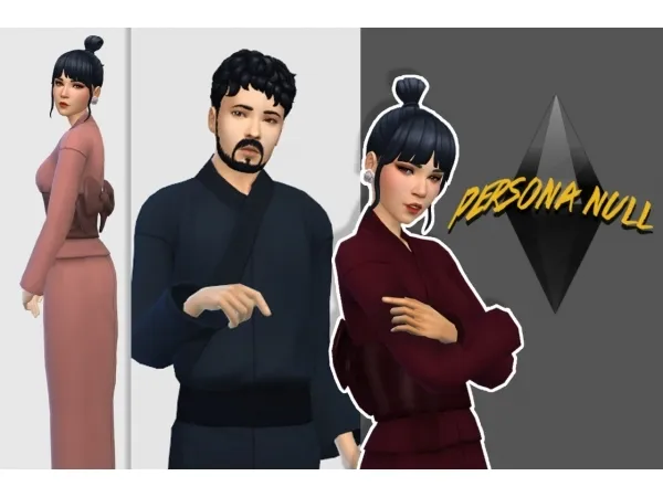 Maxis Match Simple Yukata Recolors - The Sims 4 Custom Content