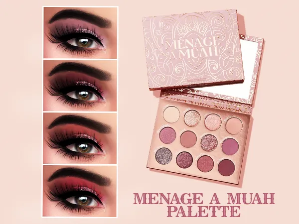 Menage A Muah Palette - The Sims 4 Custom Content