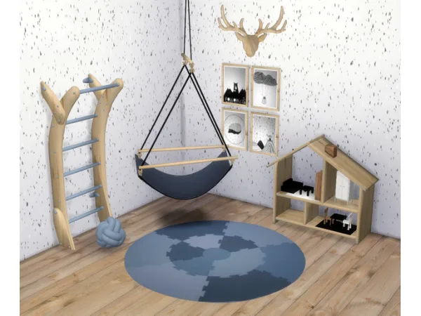 Alpha Coba Playroom sims by Nordica - The Sims 4 Custom Content