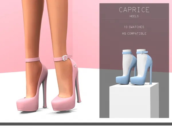 Caprice Heels - The Sims 4 Custom Content