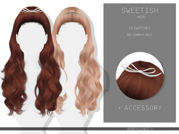 Alpha Sweetish Hair - The Sims 4 Custom Content