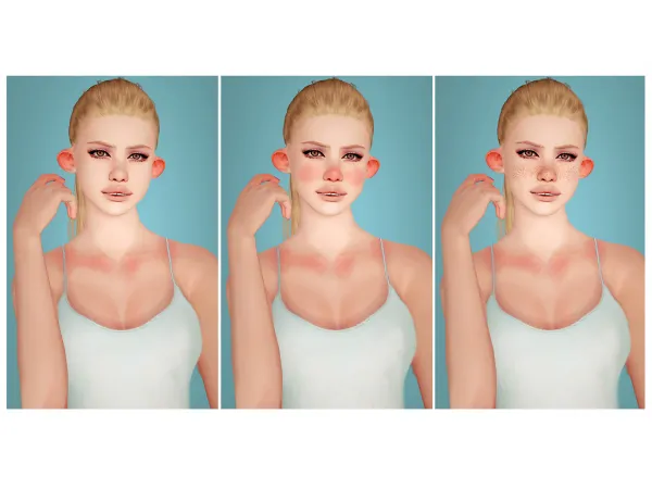 sims3melancholic Blush Freckles by simsfinds - The Sims 3 Custom Content
