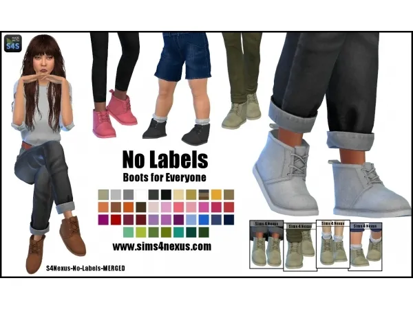 No Labels -Boots for Everyone-