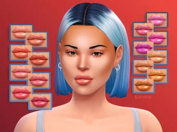 Maxis Match Emelia Lipstick - The Sims 4 Custom Content