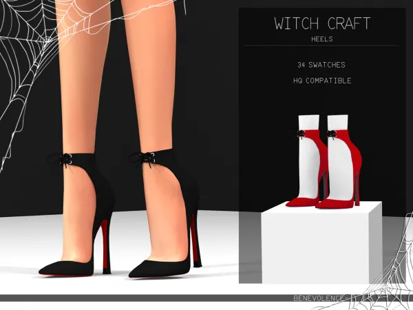 Alpha Witch Craft Heels - The Sims 4 Custom Content