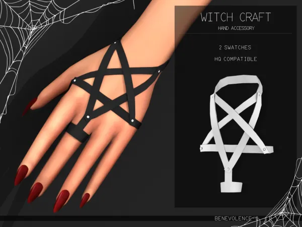 Alpha Witch Craft Hand Accessory - The Sims 4 Custom Content