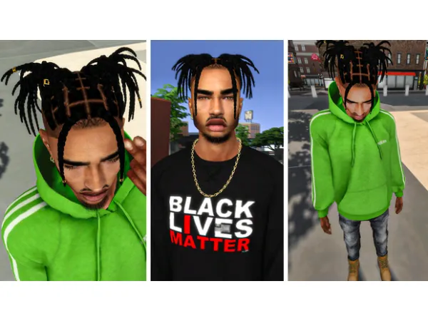 Alpha Craig Twists - The Sims 4 Custom Content