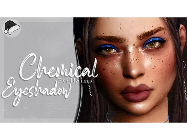 Alpha Evells Advent Calendar Day 2 Chemical Eyeshadow - The Sims 4 Custom Content