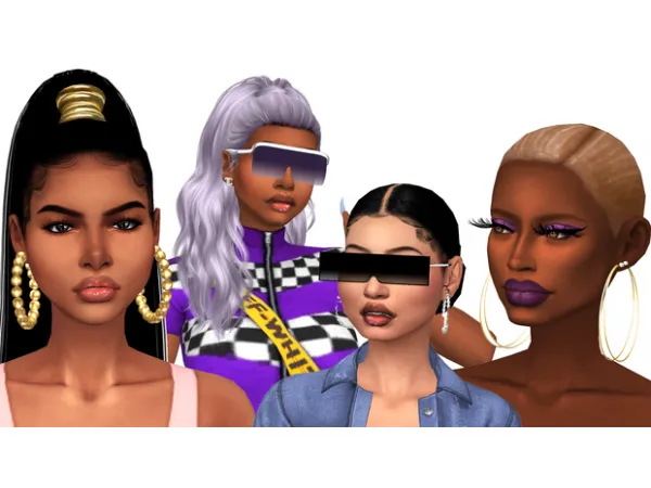 Alpha Pretty Little Thing Inspired Accessories by EbonixSims - The Sims 4 Custom Content