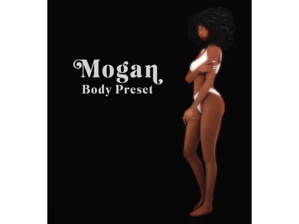 Alpha Mogan Body Preset by Arenetta - The Sims 4 Custom Content