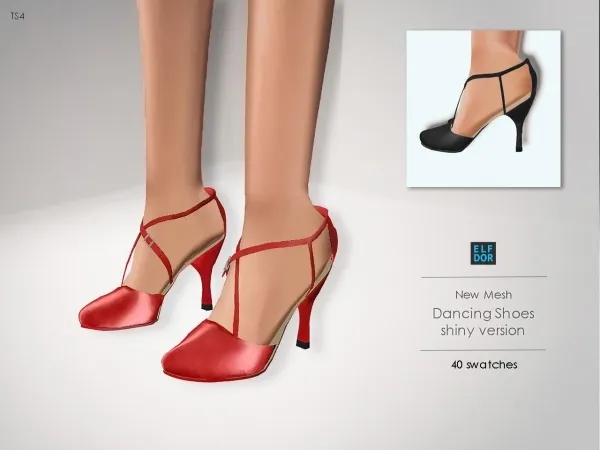 Alpha Dancing Shoes by elfdor - The Sims 4 Custom Content