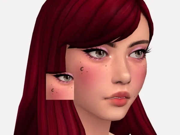 Maxis Match Sagittariah's Magic Moon Birthmarks - The Sims 4 Custom Content