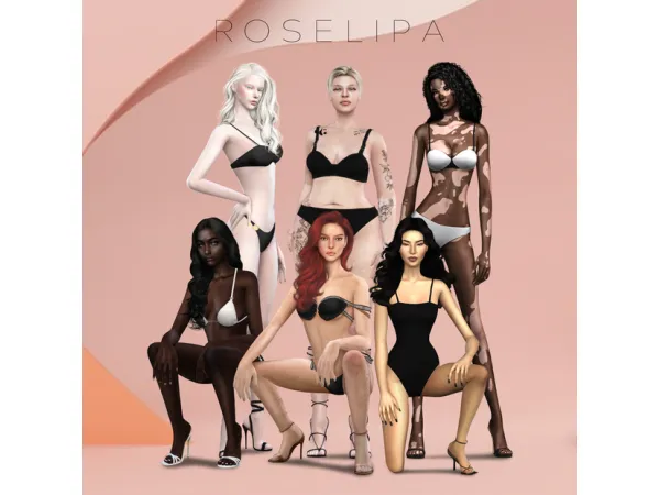 Alpha [ROSELIPA] Scars To Your Beautiful by ROSELIPA - The Sims 4 Custom Content