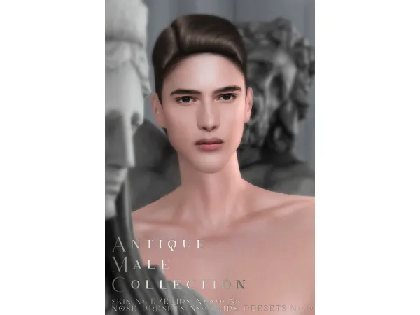 Alpha ANTIQUE MALE COLLECTION by Northern Siberia Winds - The Sims 4 Custom Content