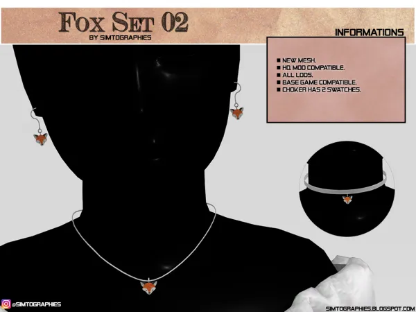 Alpha Fox Set 02 (Kids) - The Sims 4 Custom Content