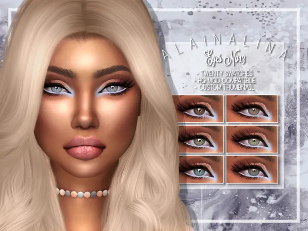Alpha Eyes No13 - The Sims 4 Custom Content