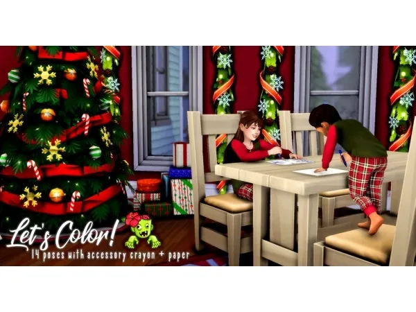 Maxis Match Advent Calendar Day 9 Lets Color - The Sims 4 Custom Content