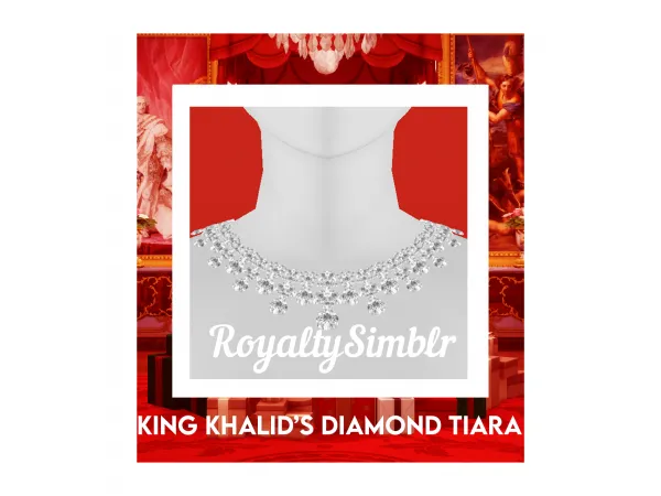 Alpha King Khalid Diamond Necklace December 10th Gift - The Sims 4 Custom Content