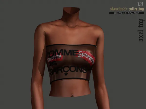 Alpha SC121 AXEL TOP - The Sims 4 Custom Content