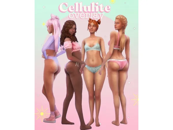 Maxis Match Cellulite overlay by Miiko - The Sims 4 Custom Content