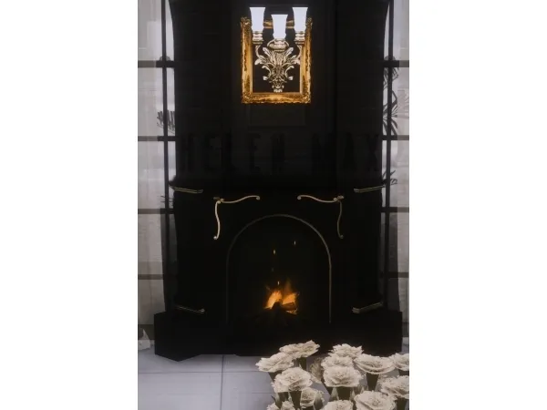 Alpha Adele Fireplace - The Sims 4 Custom Content